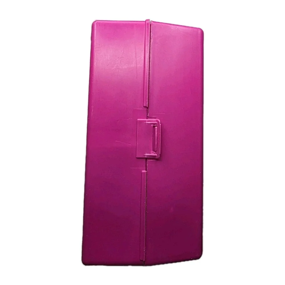 Vintage Mattel Barbie Doll Trunk 1998 Pink Accessory Hard‎ Carrying Case Travel